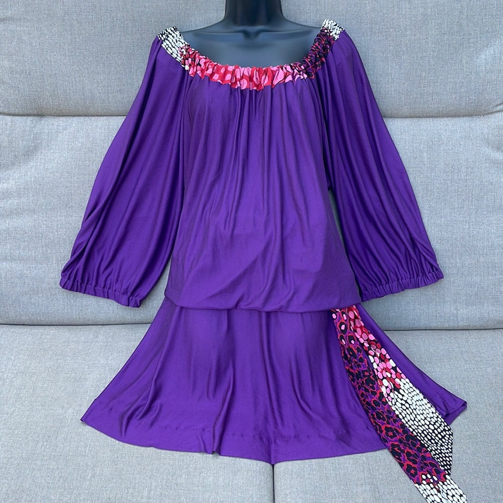 YVES SAINT LAURENT Vintage Peasant Collection Boho Dress
